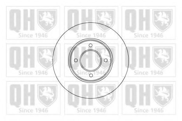 Тормозной диск QUINTON HAZELL BDC1018