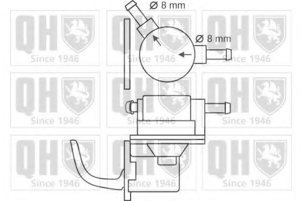 Топливный насос QUINTON HAZELL QFP120