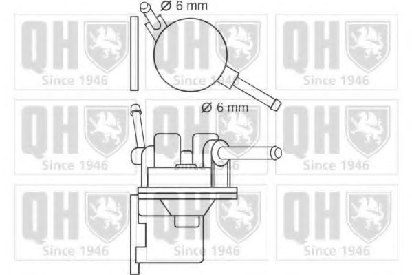 Топливный насос QUINTON HAZELL QFP176