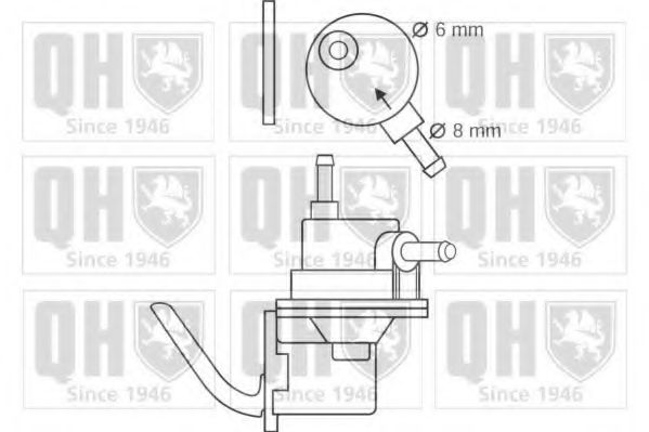 Топливный насос QUINTON HAZELL QFP43