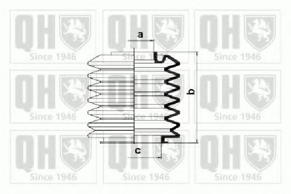 Комплект пылника, рулевое управление QUINTON HAZELL QG1185