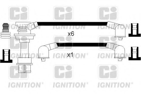 Комплект проводов зажигания QUINTON HAZELL XC1058