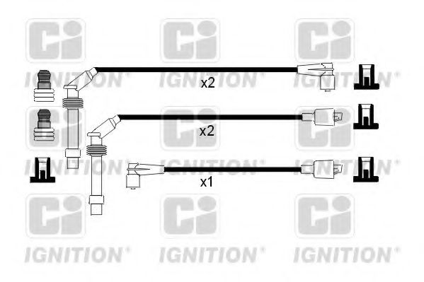 Комплект проводов зажигания QUINTON HAZELL XC716