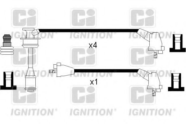 Комплект проводов зажигания QUINTON HAZELL XC860