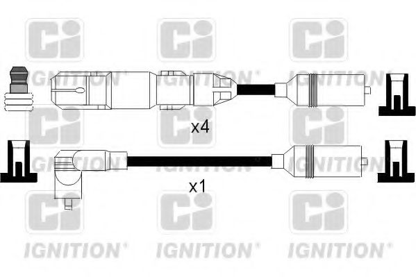 Комплект проводов зажигания QUINTON HAZELL XC958