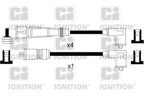 Комплект проводов зажигания QUINTON HAZELL XC963