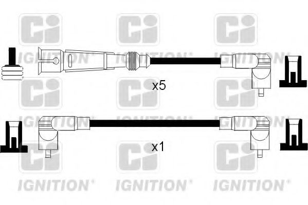 Комплект проводов зажигания QUINTON HAZELL XC973