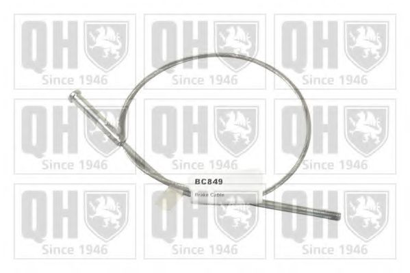 Трос, стояночная тормозная система QUINTON HAZELL BC849