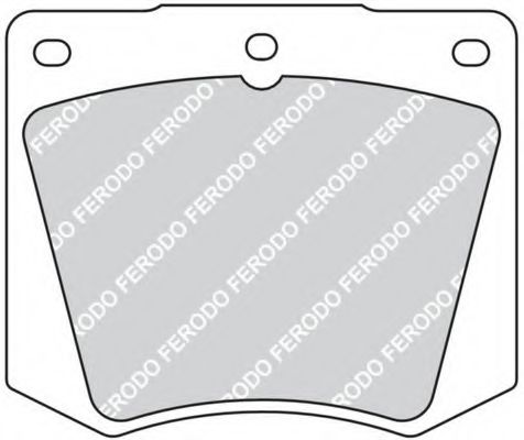 Комплект тормозных колодок, дисковый тормоз FERODO FDB1284