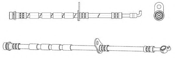 Тормозной шланг FERODO FHY2830