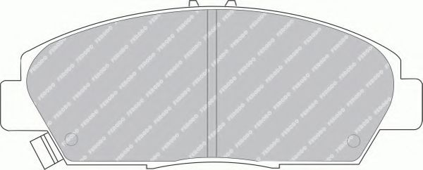 Комплект тормозных колодок, дисковый тормоз FERODO FSL904
