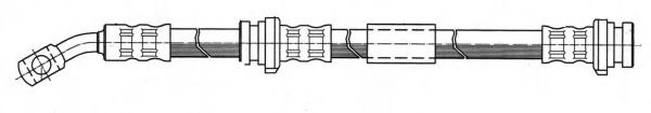 Тормозной шланг FERODO FHY2952