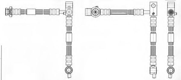 Тормозной шланг FERODO FHY3252