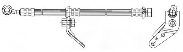 Тормозной шланг FERODO FHY3184