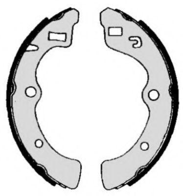 Комплект тормозных колодок ABEX H137