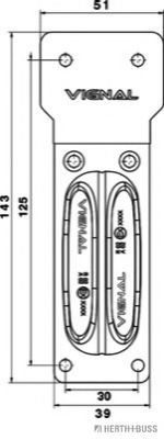 Габаритный фонарь VIGNAL SYSTEMS 112110