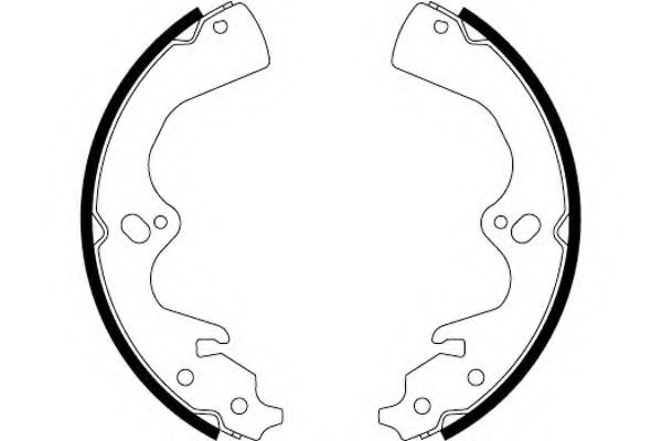 Комплект тормозных колодок MINTEX MFR497