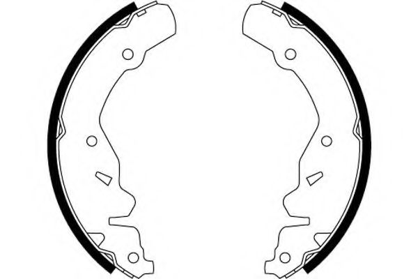 Комплект тормозных колодок MINTEX MFR532