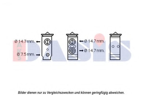 Расширительный клапан, кондиционер AKS DASIS 976262F000