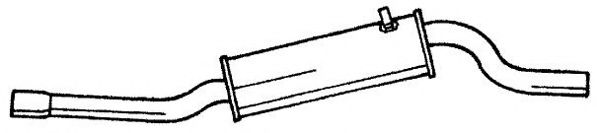 Глушитель выхлопных газов конечный AKS DASIS SG60602