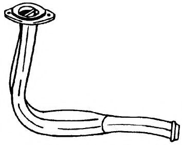 Труба выхлопного газа AKS DASIS SG50122