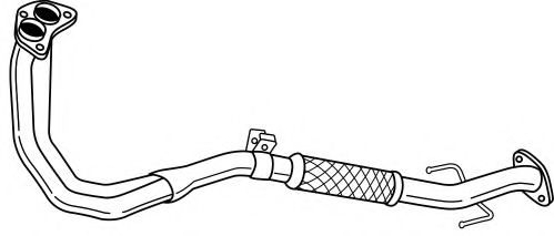 Труба выхлопного газа AKS DASIS SG44147