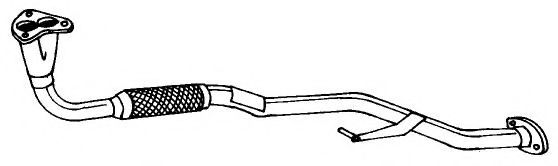 Труба выхлопного газа AKS DASIS SG44116