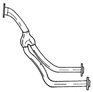 Труба выхлопного газа AKS DASIS SG25173