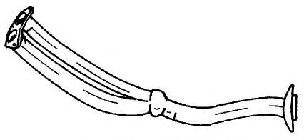 Труба выхлопного газа AKS DASIS SG25171