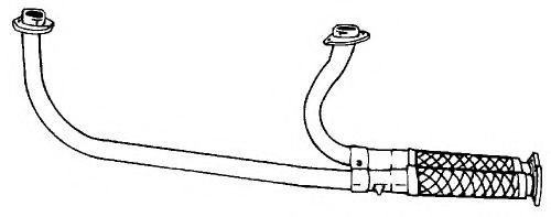 Труба выхлопного газа AKS DASIS SG16116