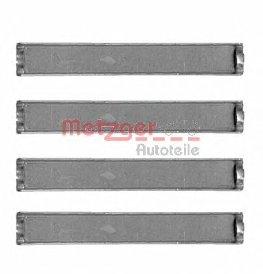 Комплектующие, колодки дискового тормоза METZGER 109-1284