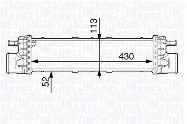 Интеркулер MAGNETI MARELLI 351319202520