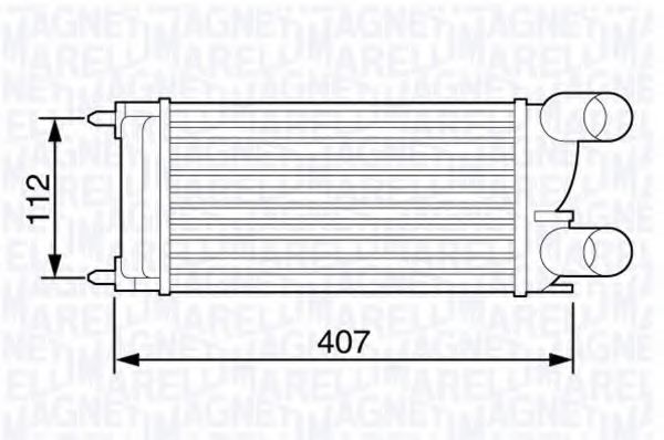 Интеркулер MAGNETI MARELLI 351319203550