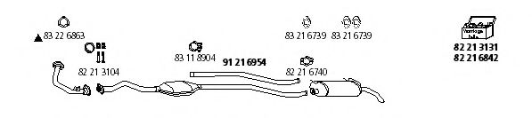 Система выпуска ОГ HJS Ci_54