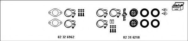 Система выпуска ОГ HJS MT-Fi18