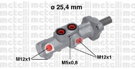 Главный тормозной цилиндр METELLI 05-0756