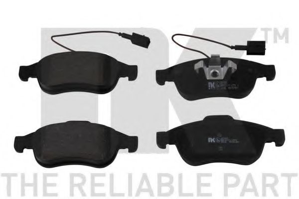 Комплект тормозных колодок, дисковый тормоз NK 221029