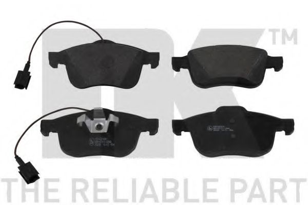 Комплект тормозных колодок, дисковый тормоз NK 221031