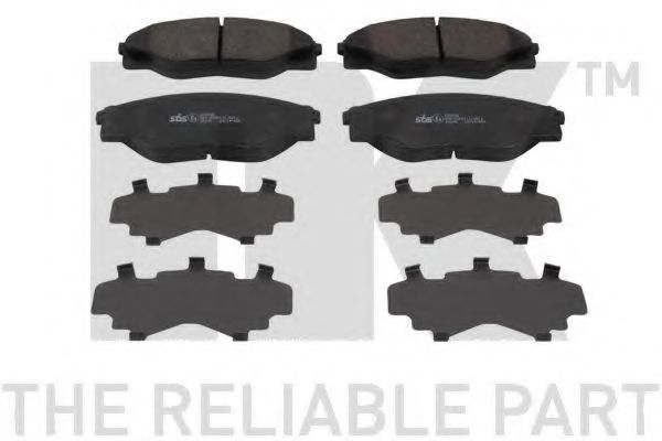 Комплект тормозных колодок, дисковый тормоз ROULUNDS BRAKING 252281