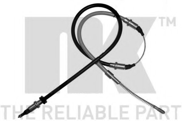 Трос, стояночная тормозная система NK 903656