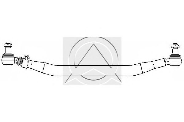 Поперечная рулевая тяга SIDEM 44534