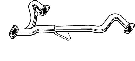 Труба выхлопного газа DANSK 21116