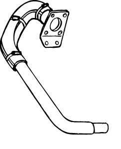 Труба выхлопного газа FONOS 18211