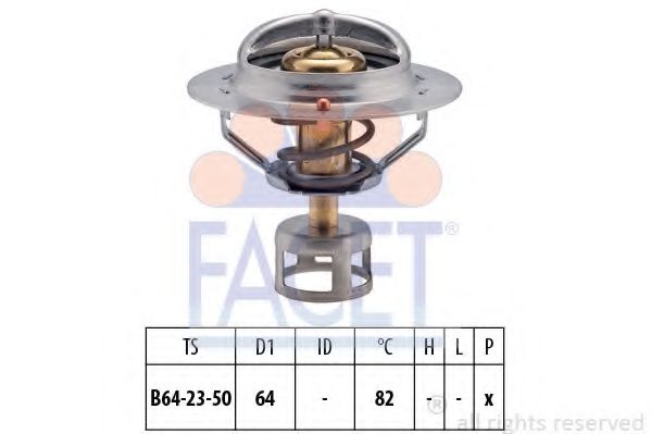 Термостат, охлаждающая жидкость FACET 7.8523S