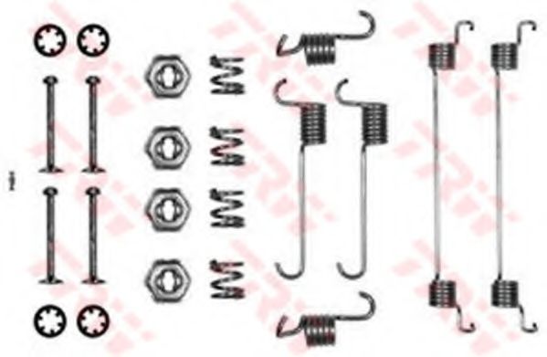 Комплектующие, тормозная колодка TRW SFK137