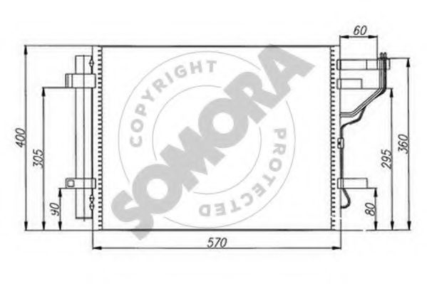 Конденсатор, кондиционер SOMORA 112160