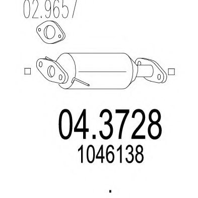 Катализатор MTS 04.3728