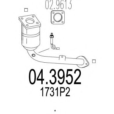 Катализатор MTS 04.3952