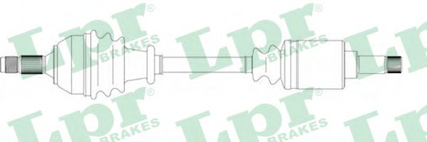 Приводной вал LPR DS16126