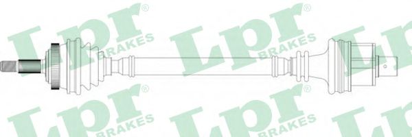 Приводной вал LPR DS39070